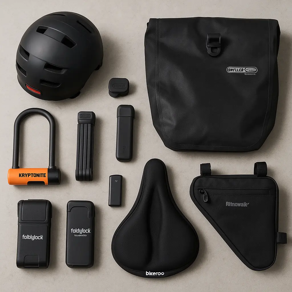 Accessoires vélotaf 2025 : antivols, sacoches et éclairages