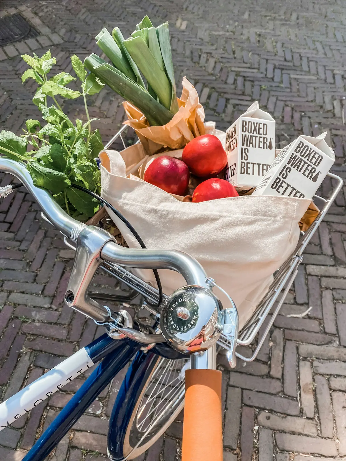 Transporter ses courses à vélo