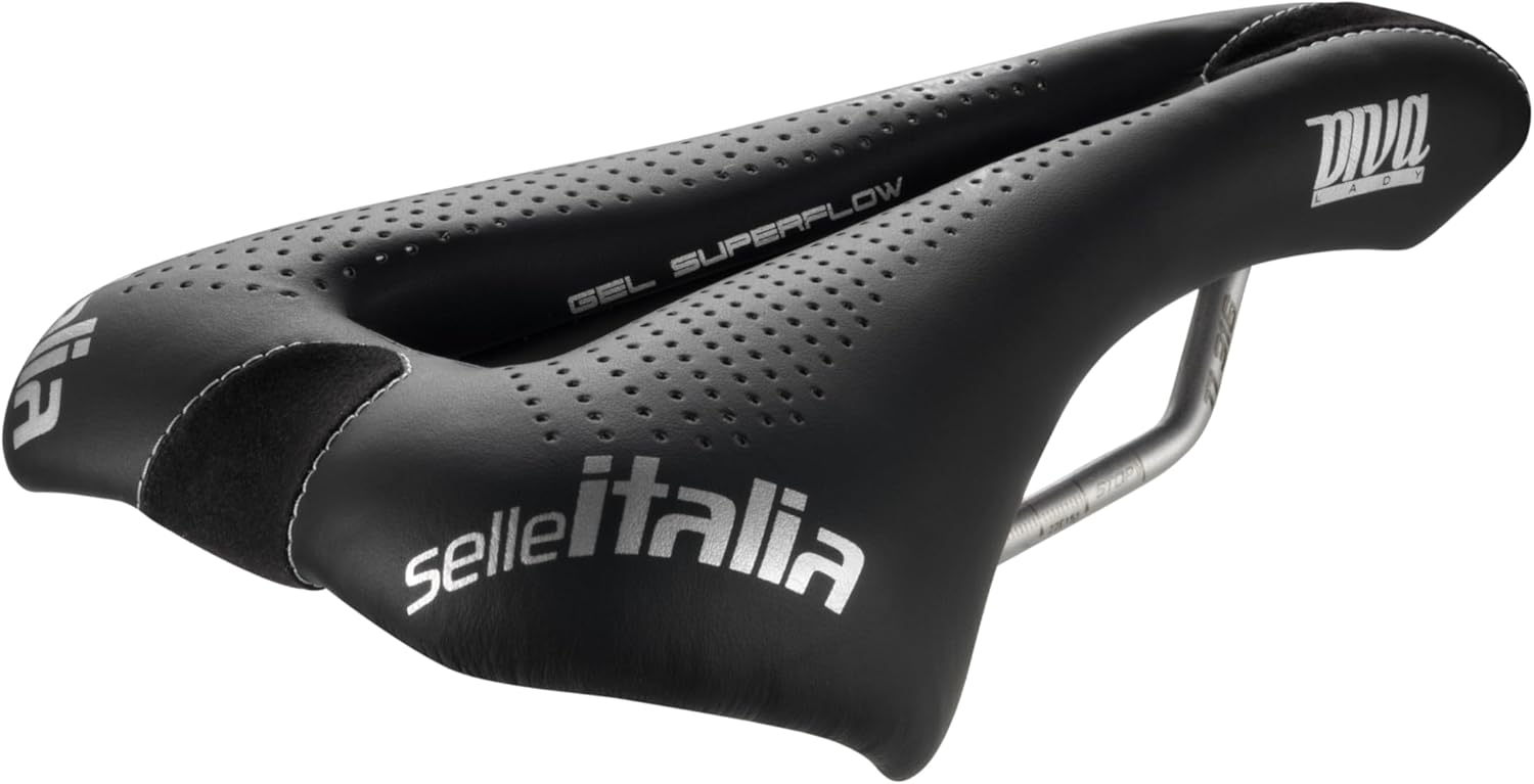 Selle Italia Diva Gel SuperFlow — selle vélo femme canal large gel premium
