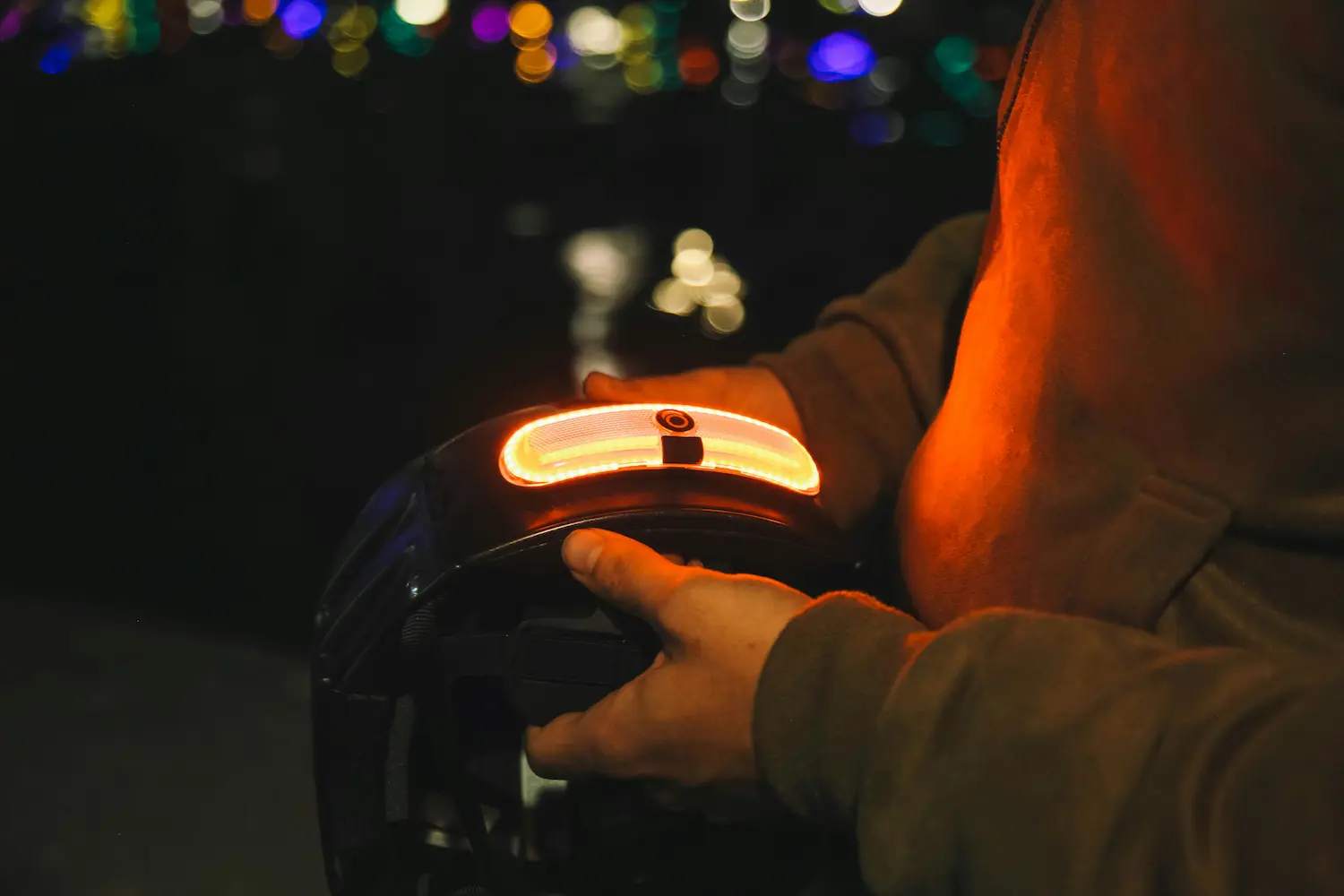 Casque vélo avec lumière