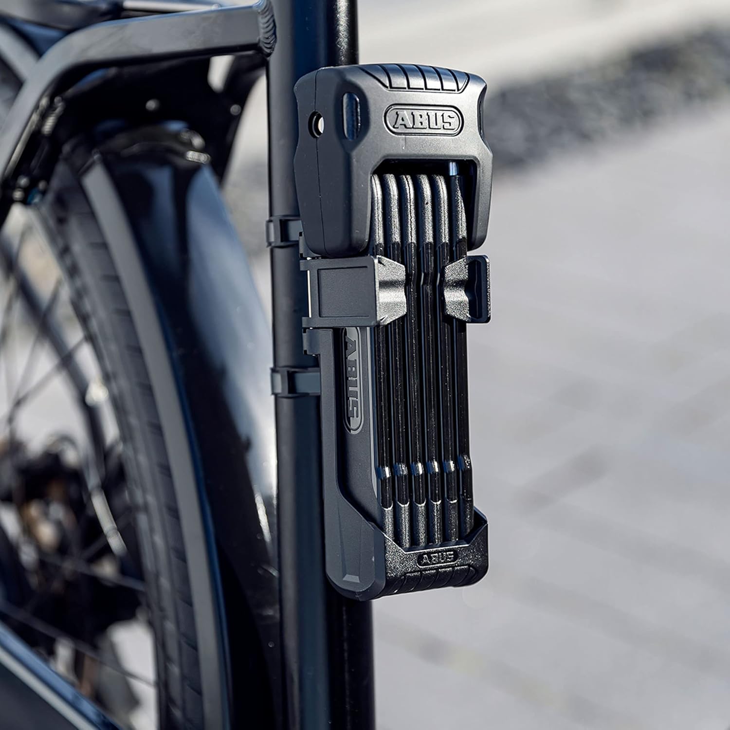 Abus Bordo 6500K avec support de fixation sur cadre