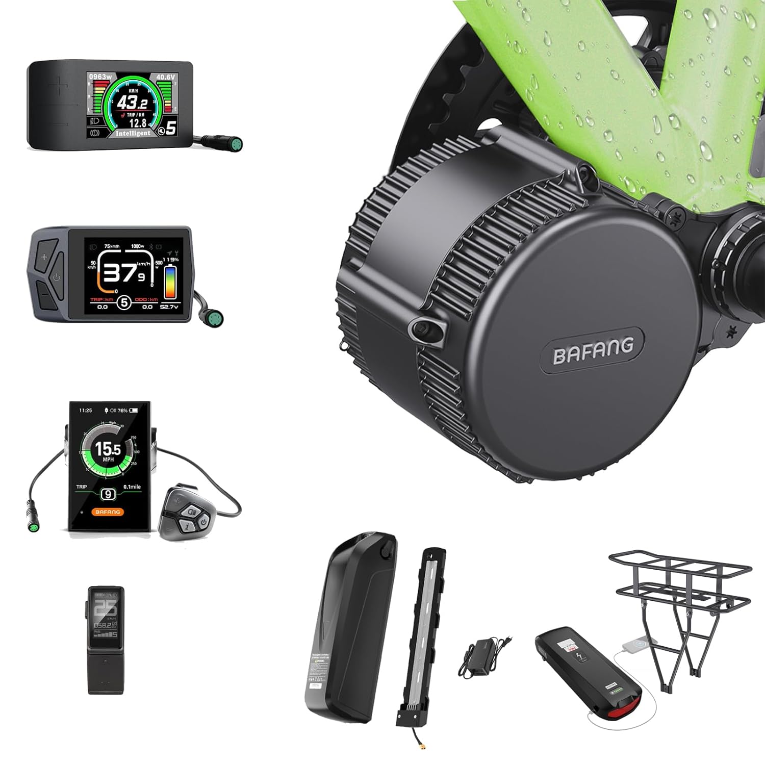Kit moteur Bafang BBS 250W pédalier