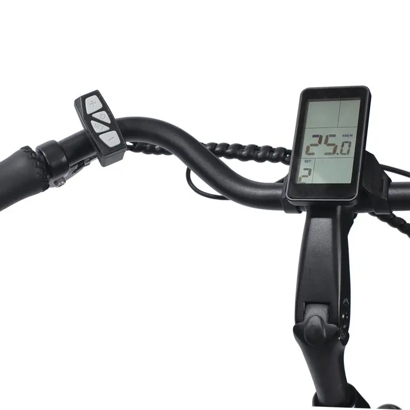 Écran de commande du moteur Bafang sur le guidon du vélo électrique Action E200